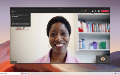 Máte vysoké nároky na zabezpečení komunikace? Využívejte end-to-end šifrování pro individuální hovory v Microsoft Teams